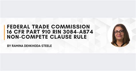 ftc non-compete clause rule